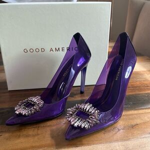 Good American Cinder F*cking-Rella Pumps